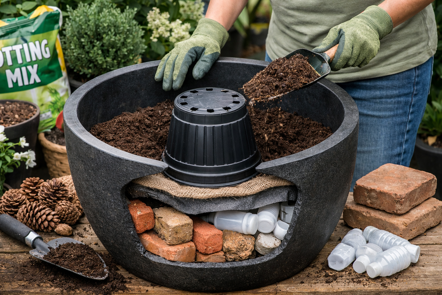 How to Fill a Large Plant Container: 7 Smart Rules That Work 1 how to fill a large plant container