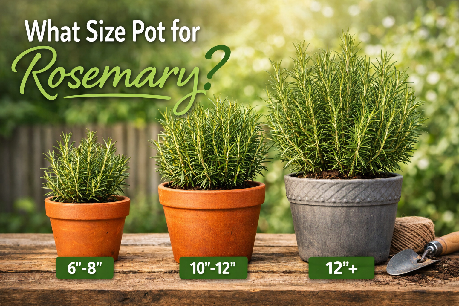 What Size Pot for Rosemary? The Simple Pot Rule That Actually Works 1 what size pot for rosemary