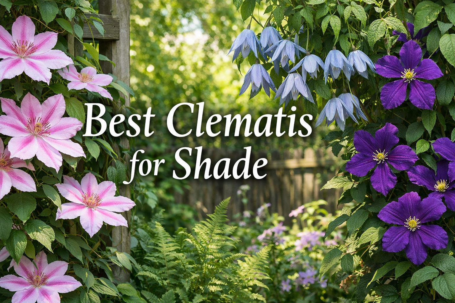 9 Best Clematis for Shade That Actually Flower Well 1 best clematis for shade