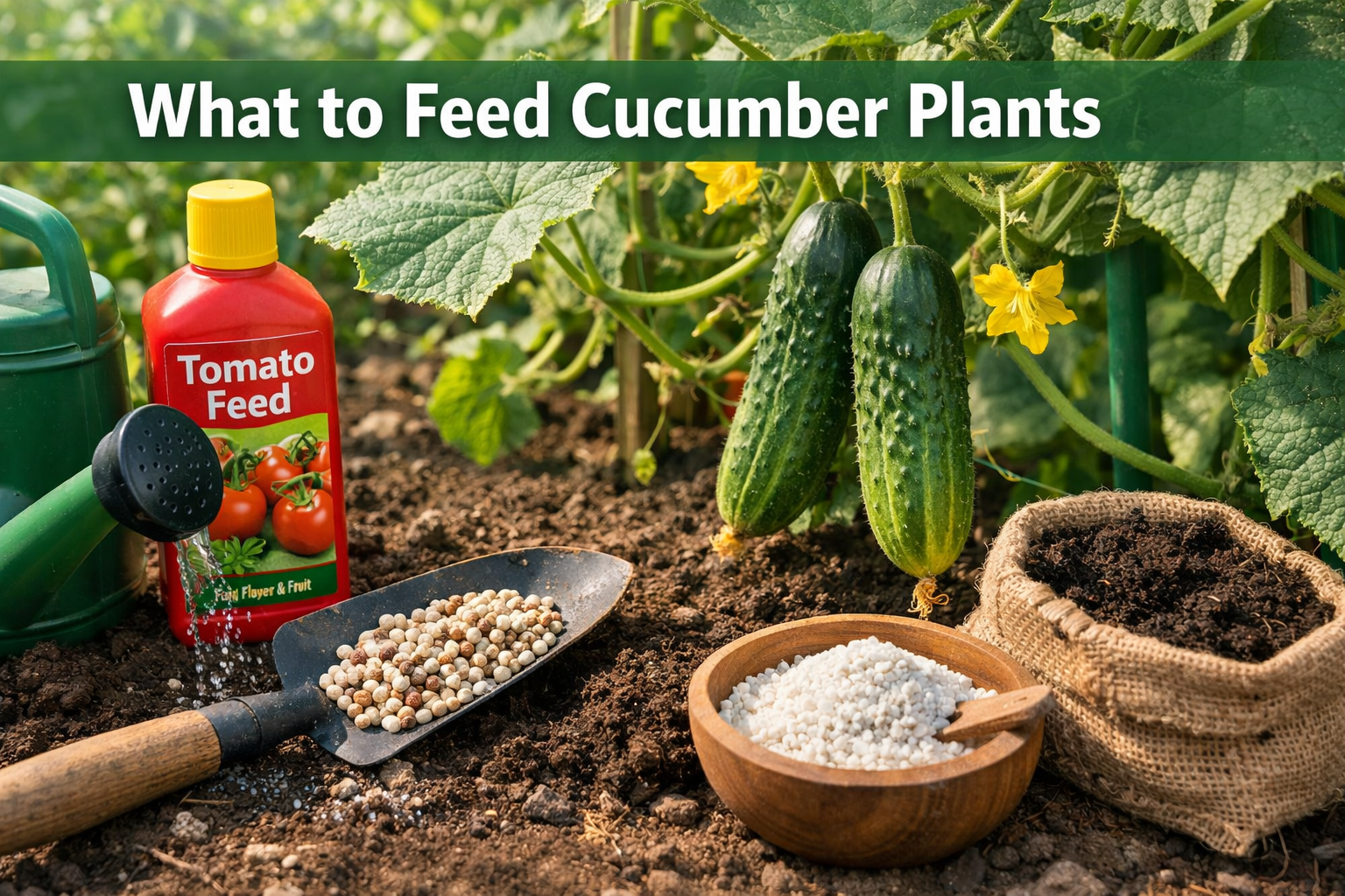 what to feed cucumber plants