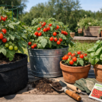how to plant cherry tomatoes in containers